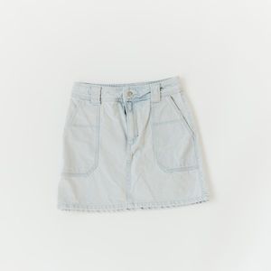 Topshop Denim Mini-skirt